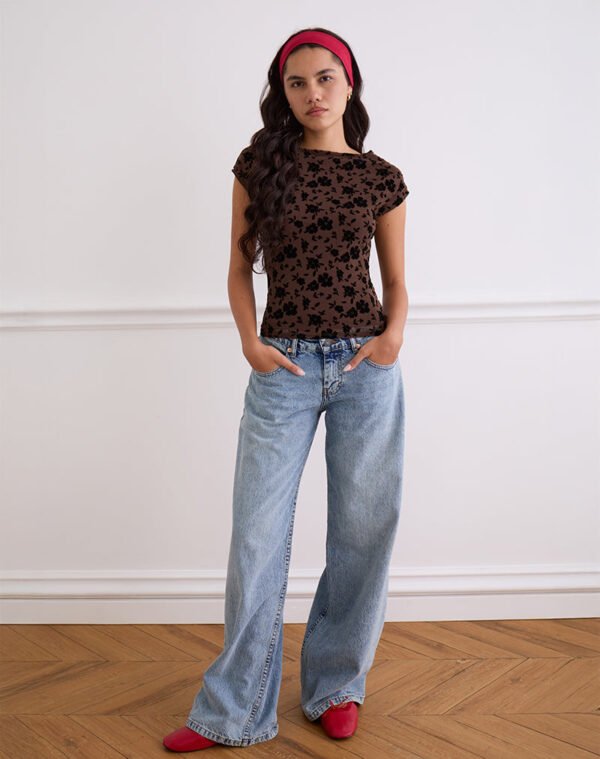 Nova Top in Garden Floral Brown